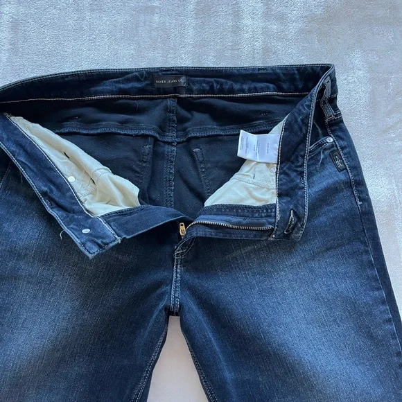 Silver Jeans Women's Dark Blue Straight Leg Jeans - Picture 1 of 3